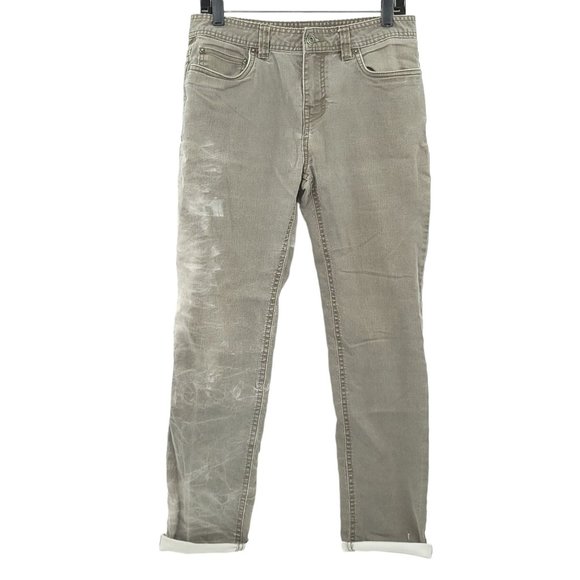 Prana Slim Fit Jeans Gray Straight Leg Men Size 31x30 Mid Rise Stretch Denim - Picture 10 of 10